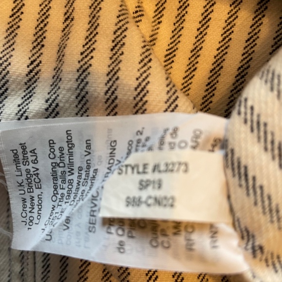 Madewell Stretch A-Line Mini Skirt in Navy Stripe size 6 - Picture 6 of 12